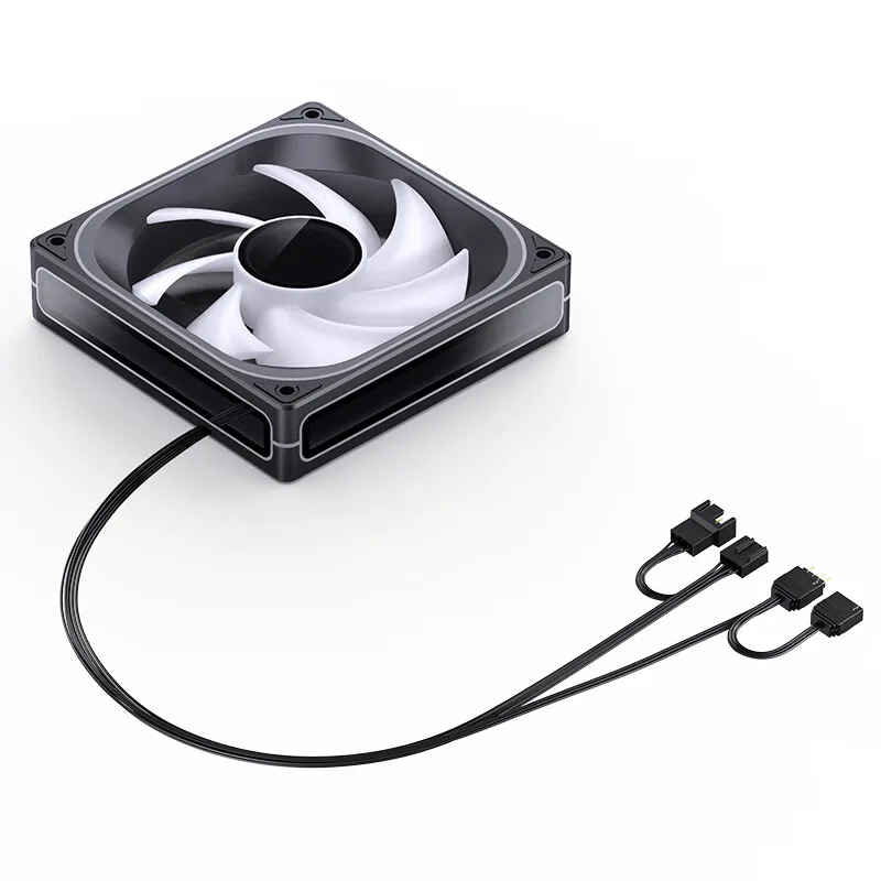 JONSBO ZB-120/240/360 PC Case Fan 120mm 5V ARGB Conjoined Structure Cold Exhaust Fan Kits Forward/Reverse