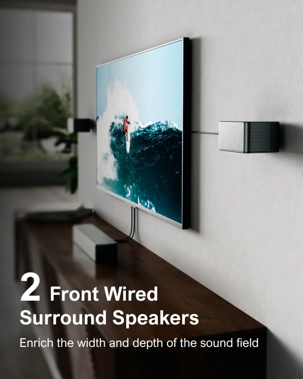 ULTIMEA 7.1 Surround Sound System Sound bar for TV with Dolby Atmos&APP Control, Home Cinema Bluetooth Speaker with Subwoofer