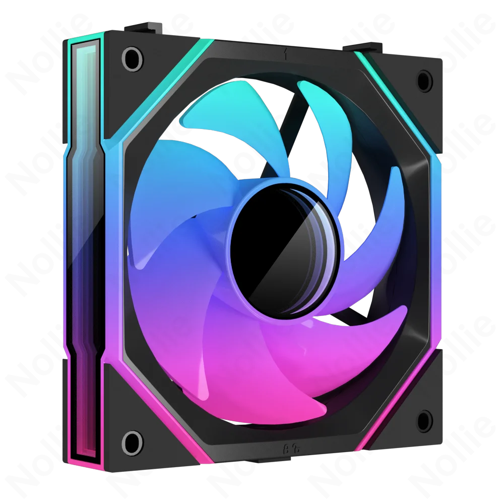 Nollie FAN GC120 ARGB Cooling Fan Modular Stackable Splicing PWM Silent 120mm RGB Fans