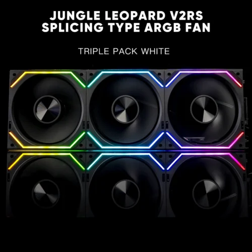 Jungle Leopard Interstellar V2RS 120mm ARGB Modular Wireless Splicing Infinite Mirror Ventilador Fans