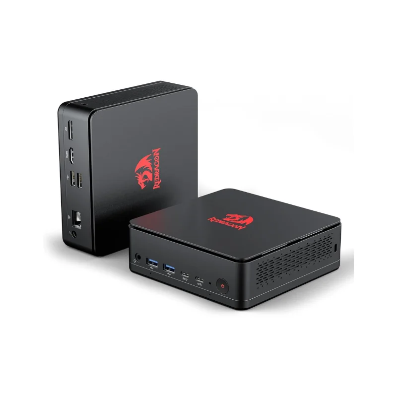 Redragon MPC745 Mini PC AI NPU AMD Ryzen 7 8845HS Processor(MAX 5.1 GHz), Mini Desktop Computer ,Radeon 780M Graphics & 16GB DDR