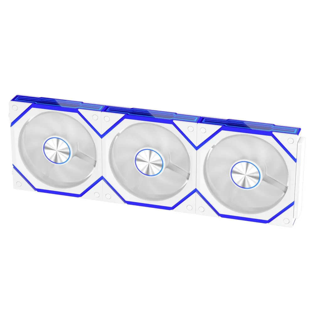 Computer Chassis Fan 12cm Case Cooler Fan ARGB Computer Fan 4 Pin PWM Suitable for Most PC Cooling Systems