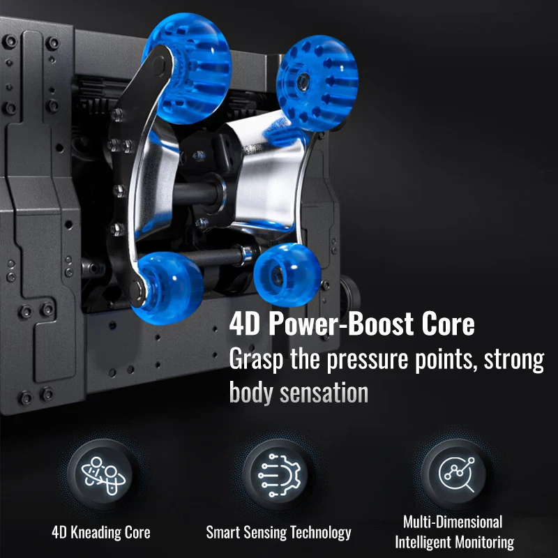 Massage Chair 4D with Zero Gravity Full Body with Voice Control,Back Heating,Bluetooth Speaker,Airbags Massage Chair