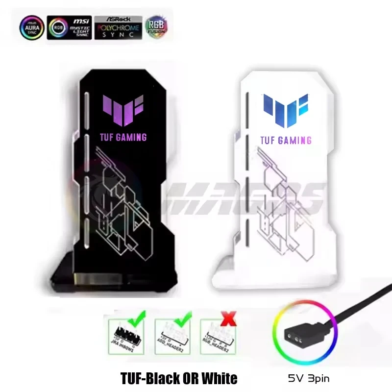 4090 GPU Holder Jack Support 40 Series VGA Bracket RGB Flow MSI AORUS ROG TUF Belief Anime Characters PC Assemble MOD