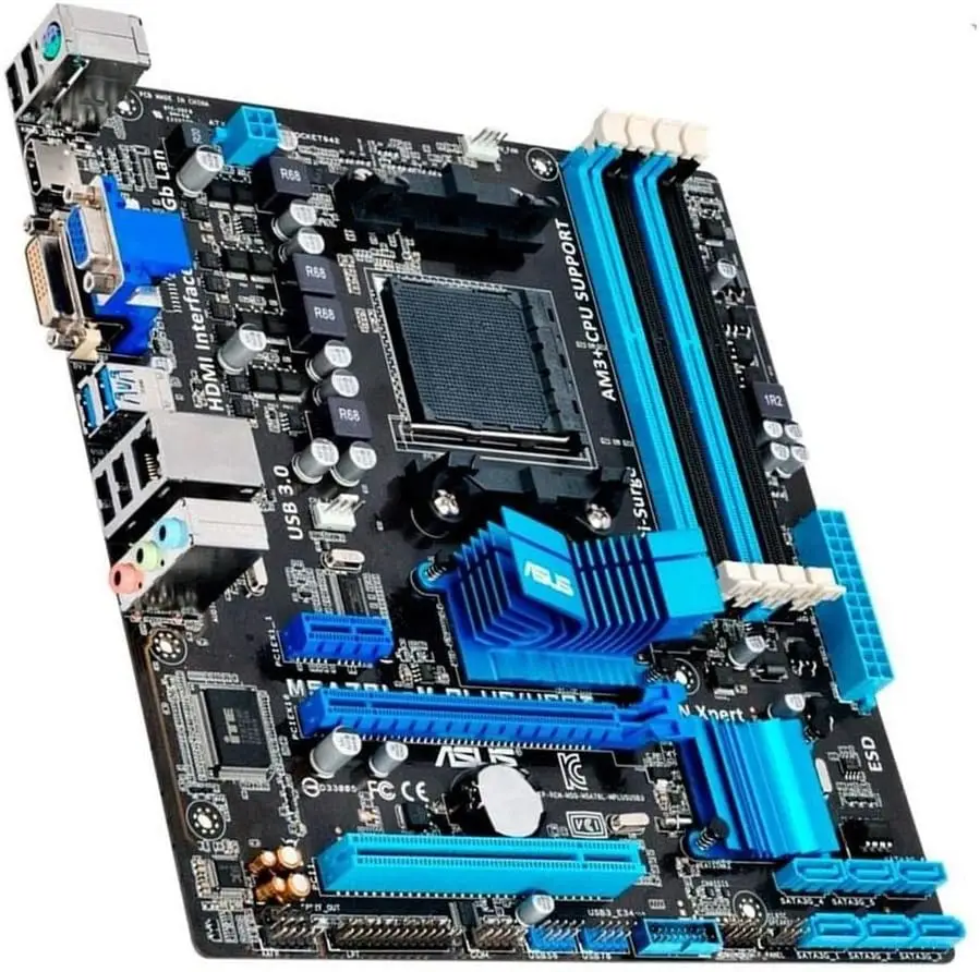 ASUS M5A78L-M PLUS/USB3 ‎Socket AM3+ Motherboard AMD 760G/780L DDR3 ‎8GB USB2.0 DVI support FX-6300 8300 Phenom IIX4 820 cpu