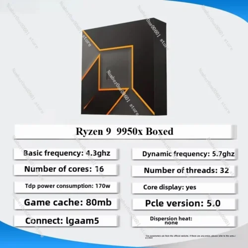 AMD R7 9700x R5 9600x R9 9900x 7800x3d 8600g8700 9800x3d Cpu