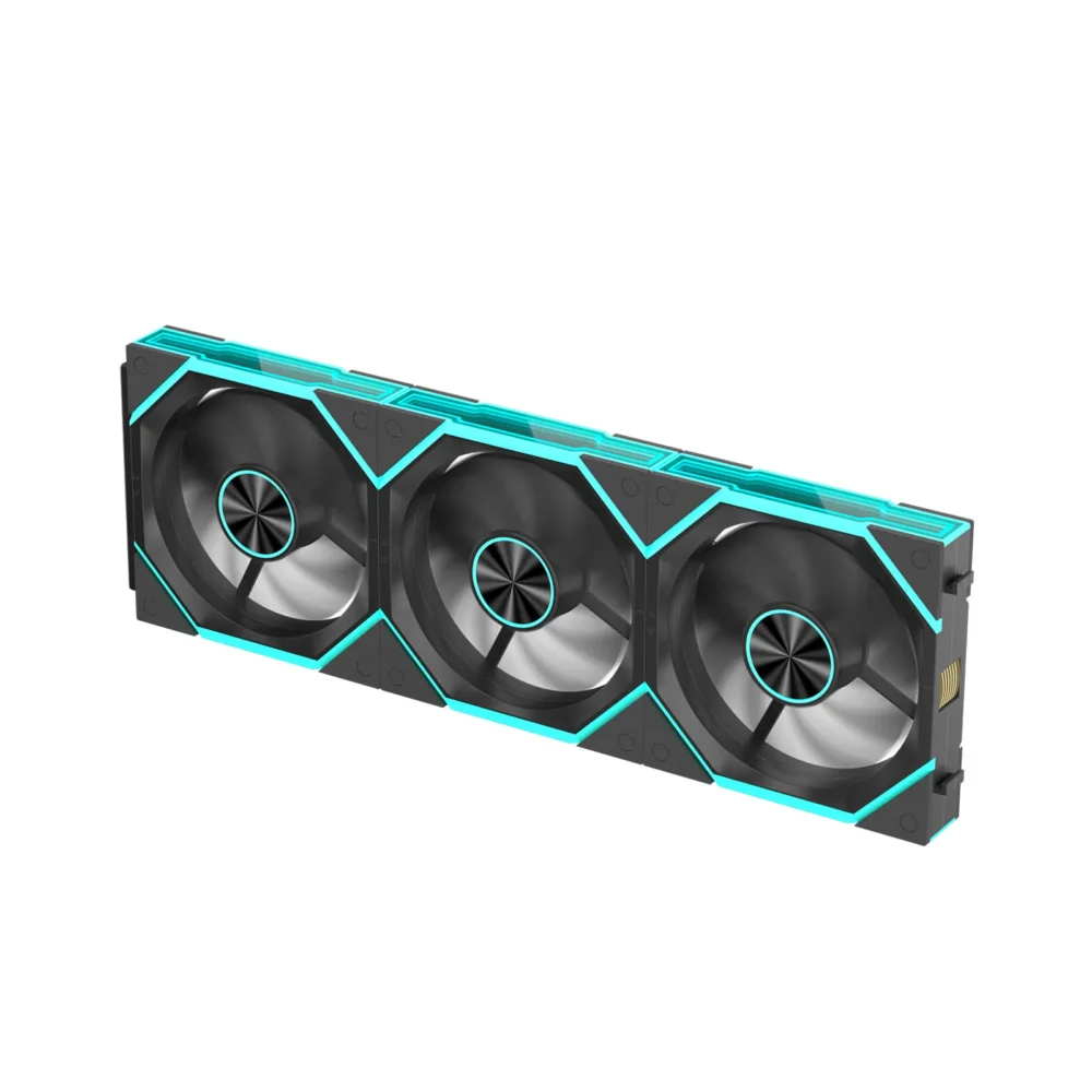 Computer Chassis Fan 12cm Case Cooler Fan ARGB Computer Fan 4 Pin PWM Suitable for Most PC Cooling Systems