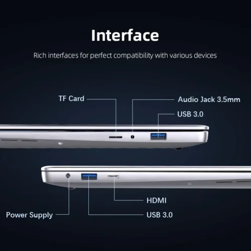 2026 Portable  Windows 11 Pro Laptops Intel Core i7 8650U 16GB RAM 1TB SSD Office Gamer Study notebook Computer PC