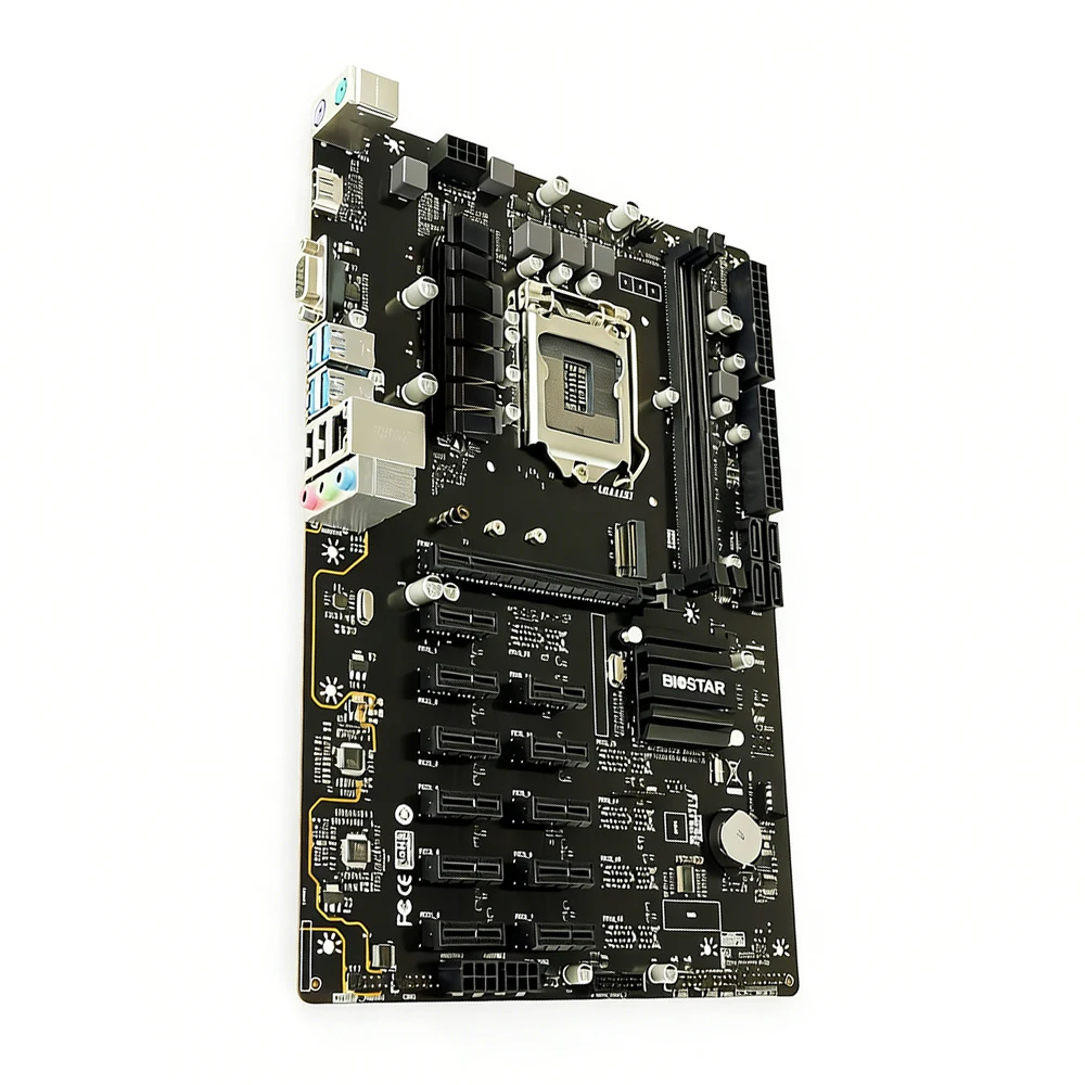 BIOSTAR TB360-BTC PRO 2.0 placa mãe LGA 1151 motherboard CPU i9-9900K i7-9700K i5-9600K i3-9100 i7-8700K i5-8600K ram ddr4 ATX