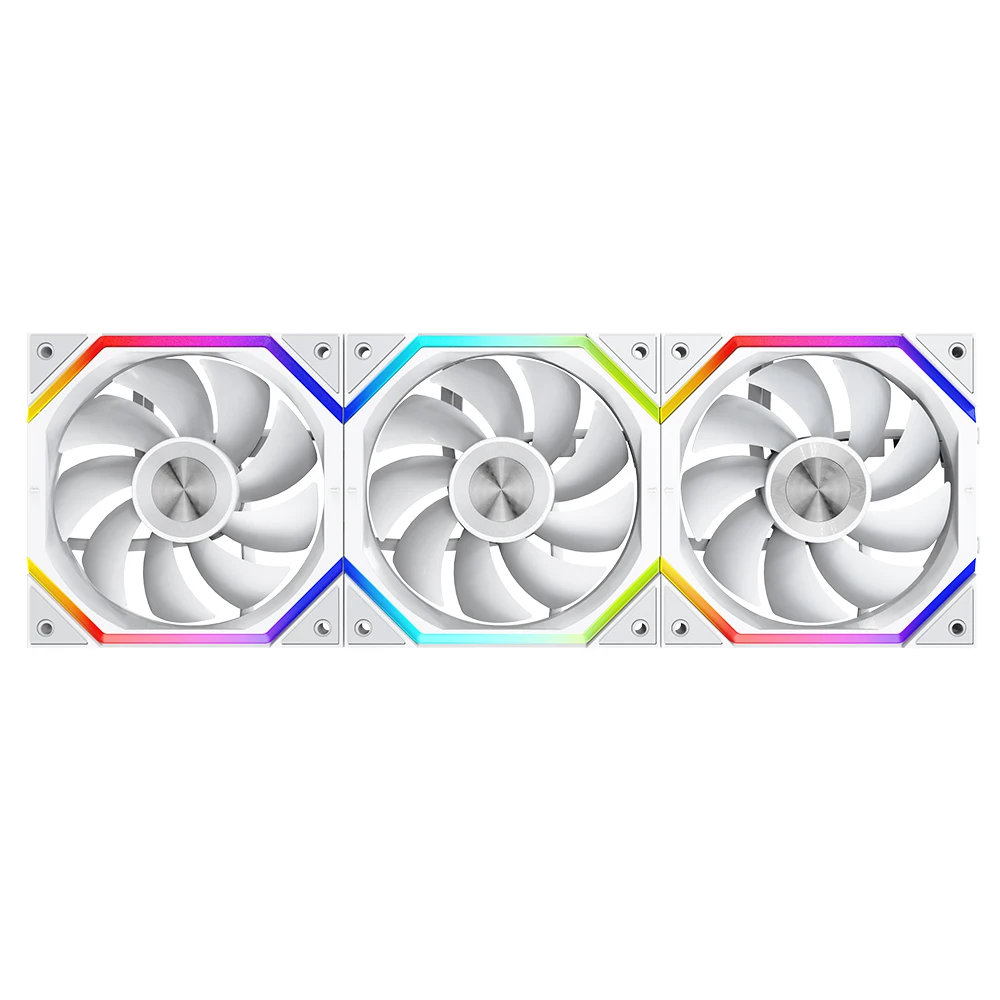 Jungle Leopard Galaxy Prism XH Flowing Running Lights‌ PC Case Fan Splicing fan ARGB chassis fan 12CM cooling fan 5V3 pin PWM