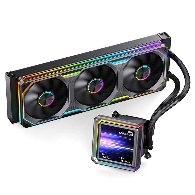Jonsbo TX-360 Screen Display Integrated Water Cooling 360mm Radiator ARGB AIO Water Cooler Intel LGA1200 115X 1700 1851 AM5 AM4