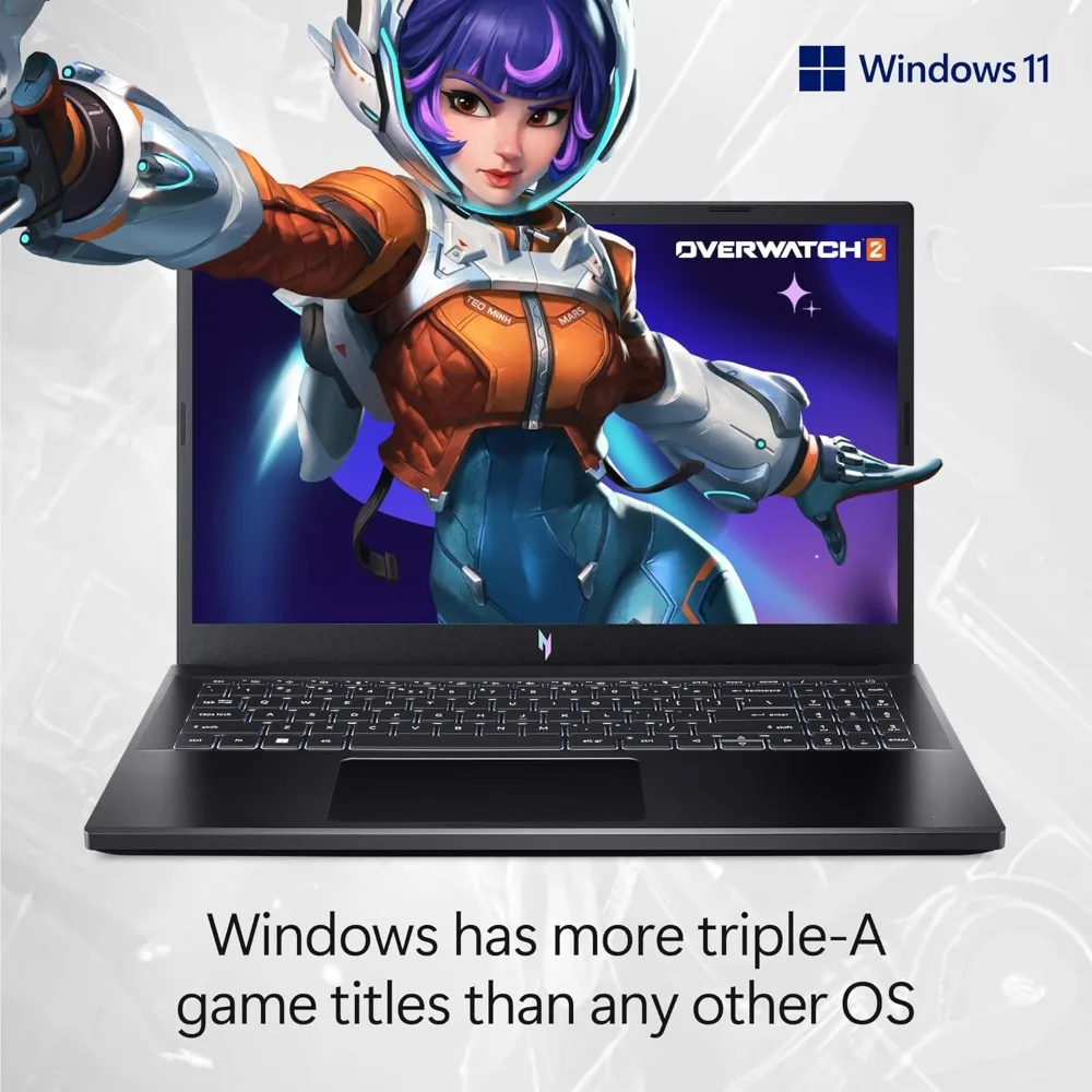 Gaming Laptop 15.6 Inch FHD 144Hz IPS Display Intel Core i5-13420H NVIDIA RTX 4050 8GB DDR5 512GB SSD WiFi 6 Backlit