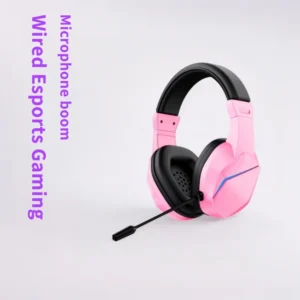 Wired Gaming Headset Microphone Boom Free Calling For Listening To Music And Playing Games Wired Earphone Headset