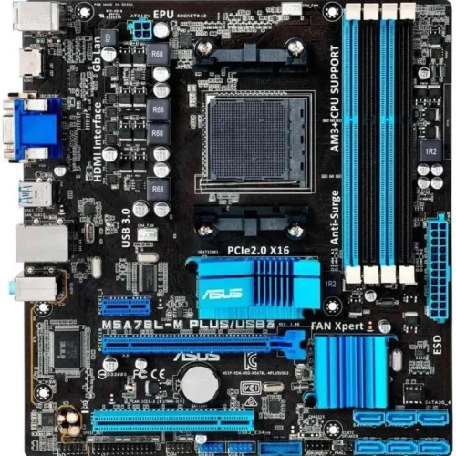 ASUS M5A78L-M PLUS/USB3 ‎Socket AM3+ Motherboard AMD 760G/780L DDR3 ‎8GB USB2.0 DVI support FX-6300 8300 Phenom IIX4 820 cpu