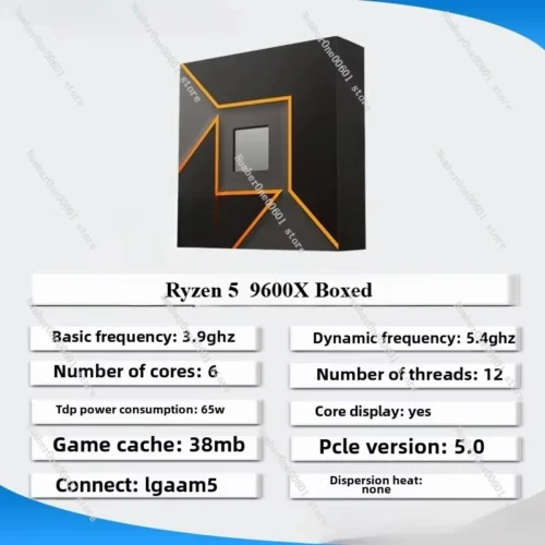 AMD R7 9700x R5 9600x R9 9900x 7800x3d 8600g8700 9800x3d Cpu