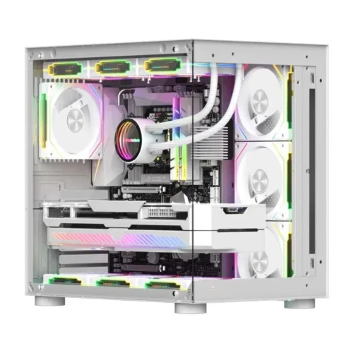 LDPCSJ Prism 5 pro 120mm RGB Fan ARGB PC Case Ventiladores 4PIN PWM 5V-3PIN CPU Water Cooler Gaming PC Cooling Kit RGB Fans