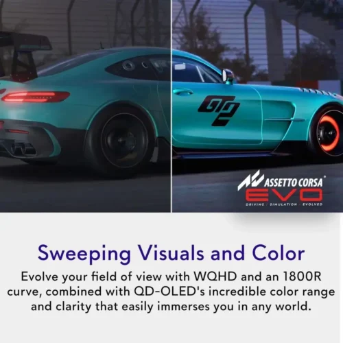 34.2 WQHD Curved Gaming Monitor - 240Hz, 1800R, HDR400, AMD FreeSync Premium Pro, VESA AdaptiveSync