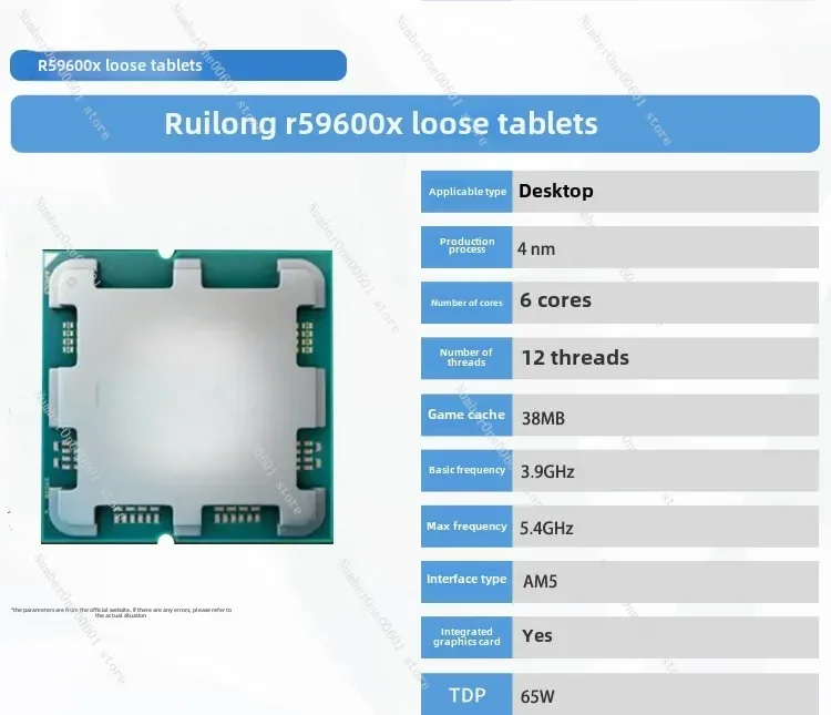 AMD R7 9700x R5 9600x R9 9900x 7800x3d 8600g8700 9800x3d Cpu