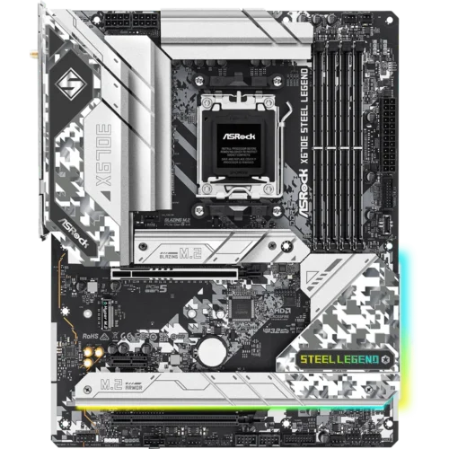 ASROCK X670E STEEL LEGEND AMD AM5 DDR5 motherboard X670 CPU Ryzen 7 7800X3D 9 7950X3D 7900X3D 5 7600X 9600X PCIe 5.0 M.2 ATX