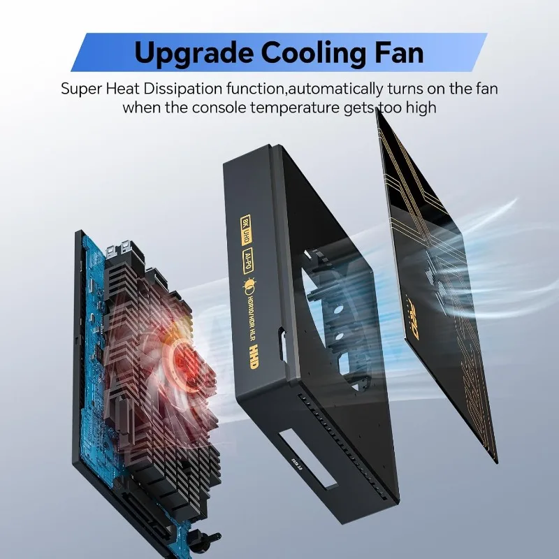 2026 Upgraded Kinhank Super Console X5 PRO with 16000+ Games,Retro Game Console Compatible with Most Emulators,Android 12.0 OS,8