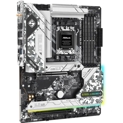 ASROCK X670E STEEL LEGEND AMD AM5 DDR5 motherboard X670 CPU Ryzen 7 7800X3D 9 7950X3D 7900X3D 5 7600X 9600X PCIe 5.0 M.2 ATX