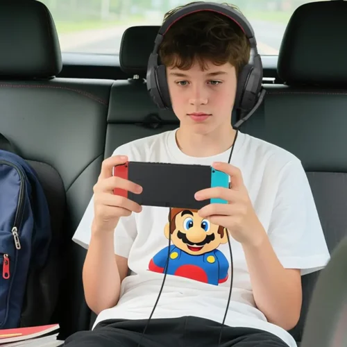 NUBWO U3 Gaming Headset with Mic Safe Volume Limited Kids Headphones for Switch 3.5mm Jack for NS,PS4,PS5,Xbox,Tablet,iPad