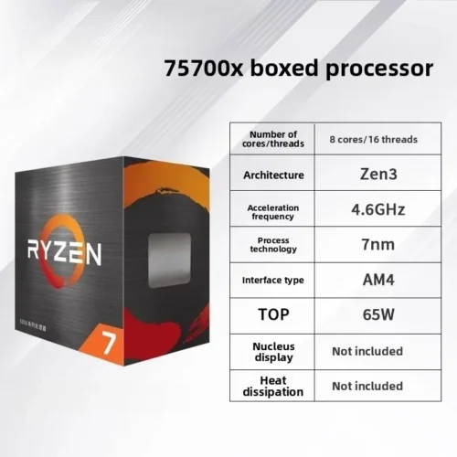AM  D Ryzen 7500F/7800X3D/9800X3D/New loose chip desktop CPU