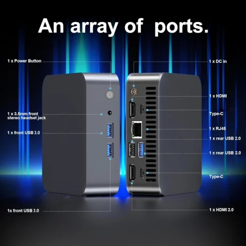 【3 year warranty】 MINI PC Windows 11 Core i7 4510U i3 6100U 16GB RAM 1TB SSD BT5.2 Gaming office study computer gamer desktop