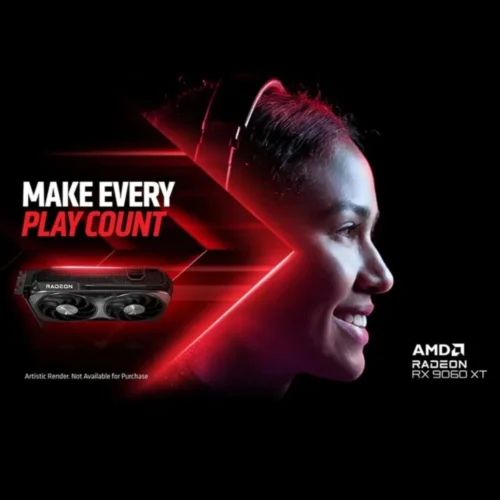Radeon RX 9060 XT Gaming OC 16G Graphics Card, PCIe 5.0, 16GB GDDR6, GV-R9060XTGAMING OC-16GD Video Card