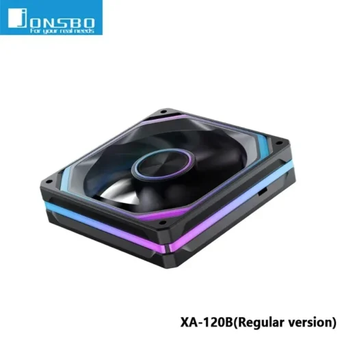 JONSBO XA-120 XA-360 Computer Case Fan 12CM 5V ARGB 120mm Monolithic Structure Water-Cooled Fan PWM Forward/Reverse Fan Kits