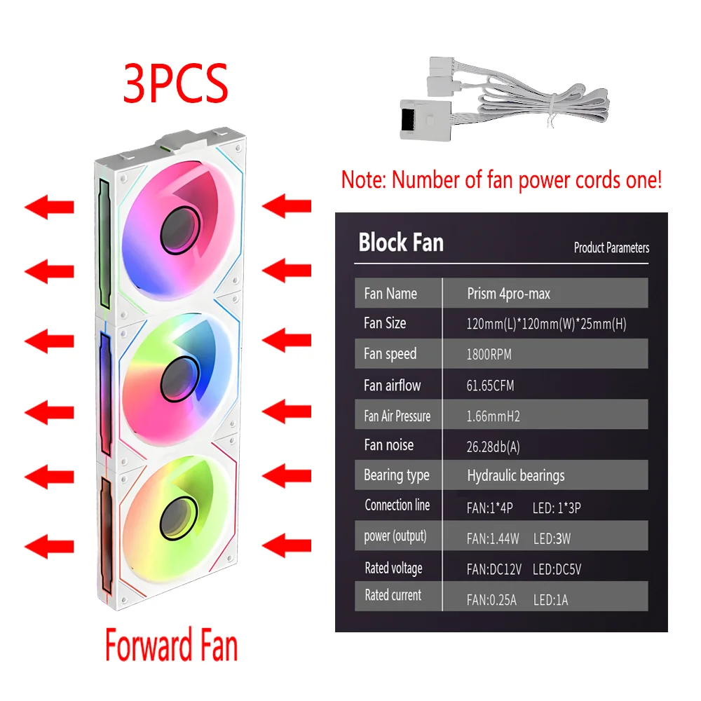 Magic Building Block chassis fan computer cooling fan modular wireless fan 120mm shell cooling fan ARGB ventiladores para pc