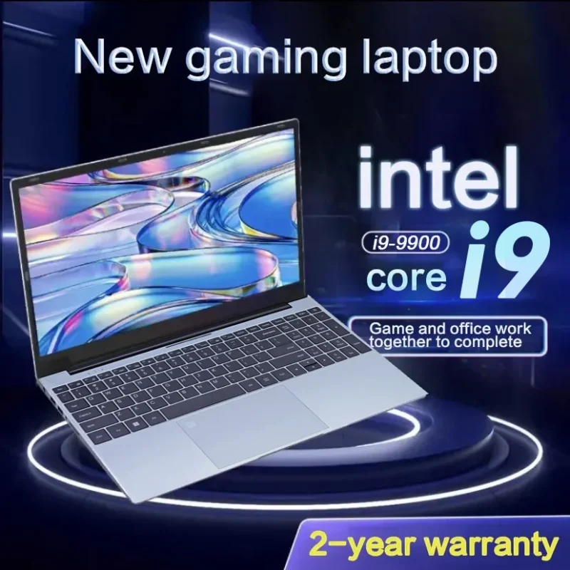 15.6" Windows 11 Laptop Computer Intel Core i9 9900 16GB RAM 1TB SSD Laptops Office Computer PC Fingerprint Unlock Notebook