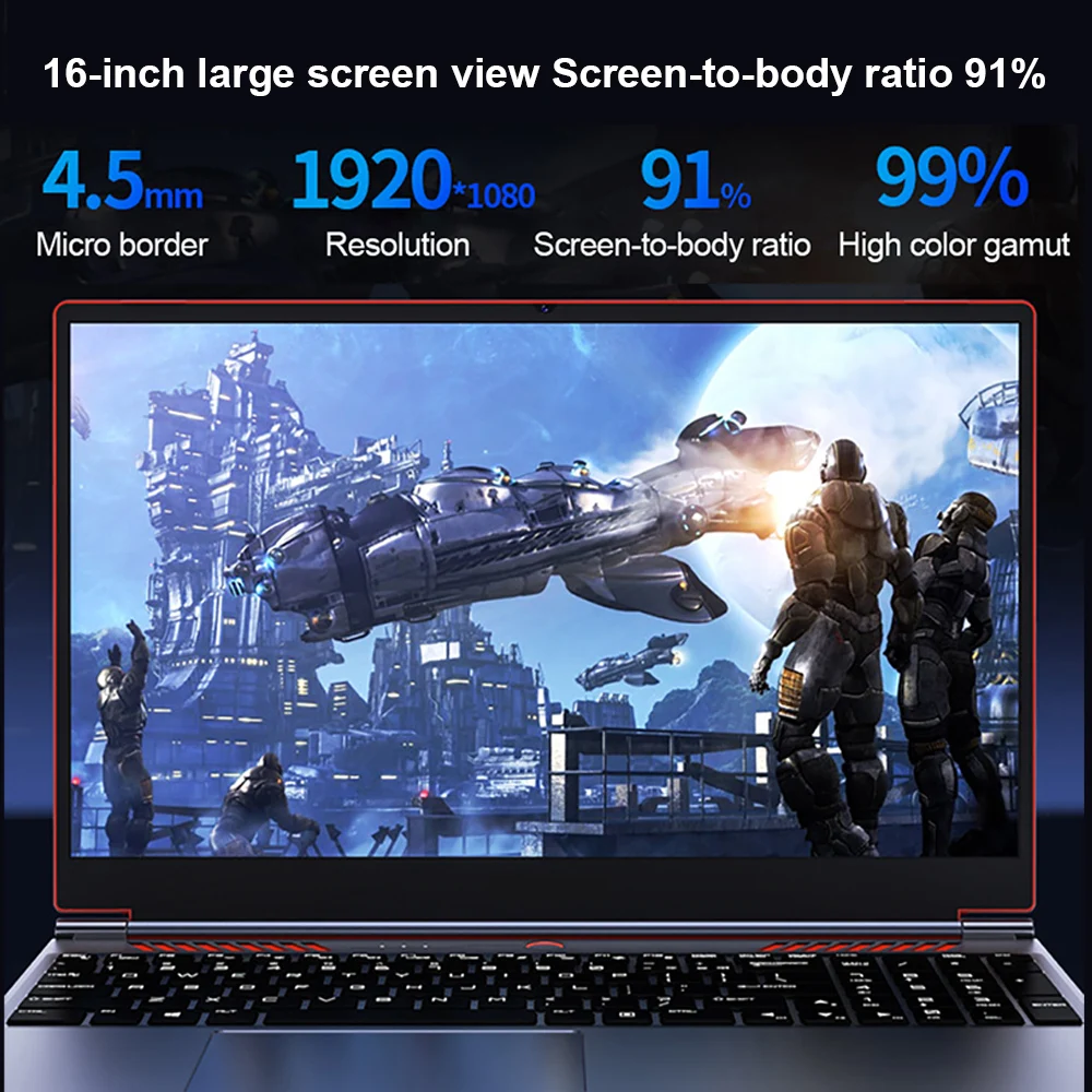 S6 laptop gamer Intel Core i9-13900HK RTX4050 6G 16.1 Inch 4800mah gaming laptop fingerprint DDR5 144 Hz lightweight laptops