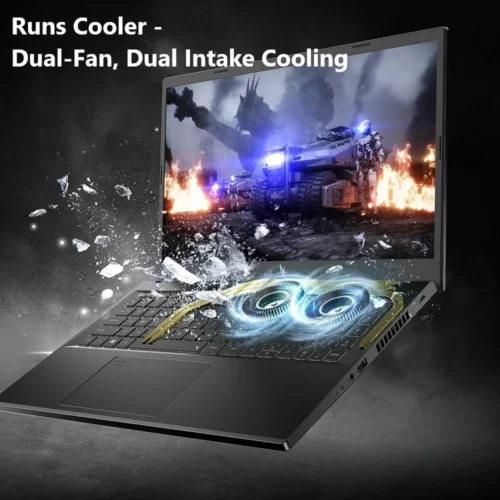 Gaming Laptop Core i5 13420H Processor NVIDIA GeForce RTX 4050 15.6 Inch FHD 144Hz Display 8GB DDR5 512GB SSD WiFi 6