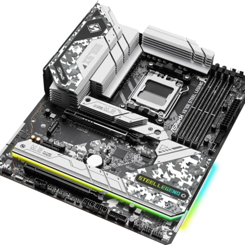 ASROCK X670E STEEL LEGEND AMD AM5 DDR5 motherboard X670 CPU Ryzen 7 7800X3D 9 7950X3D 7900X3D 5 7600X 9600X PCIe 5.0 M.2 ATX
