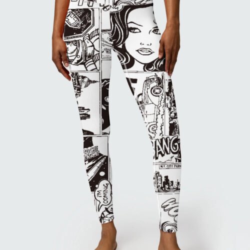 Print Yoga Pants Women's Exercise Workout Pants