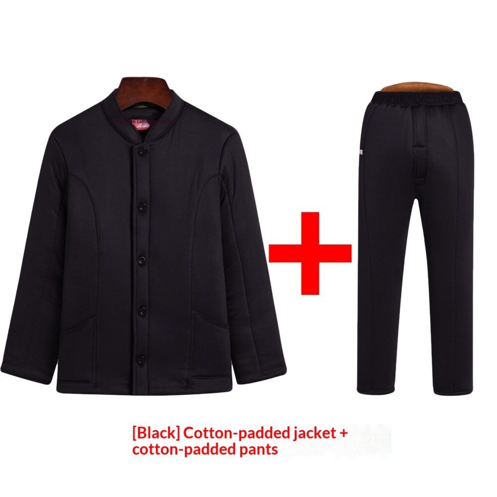 Loose Fitting Cotton Coat For Middleaged And Older Adults