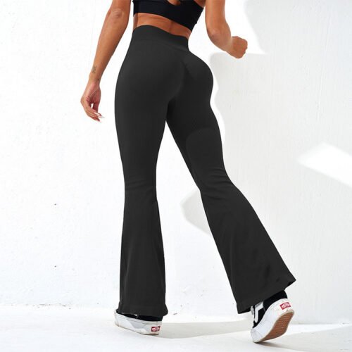 Seamless High-waist Wide-leg Pants Workout Yoga Pants
