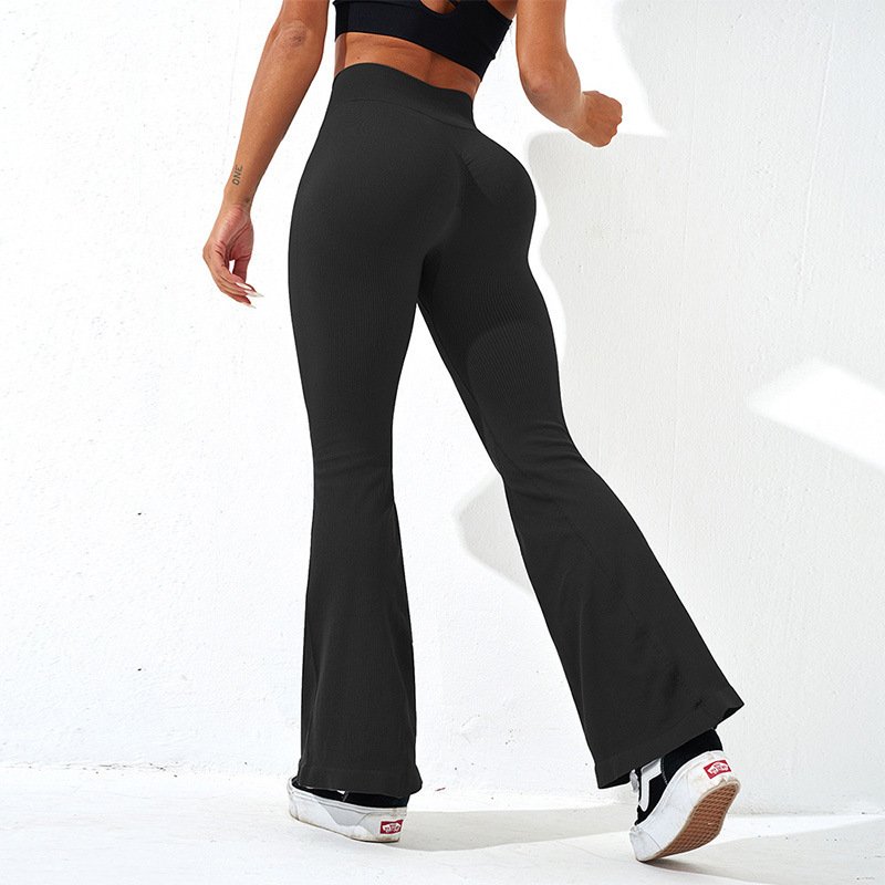 Seamless High-waist Wide-leg Pants Workout Yoga Pants