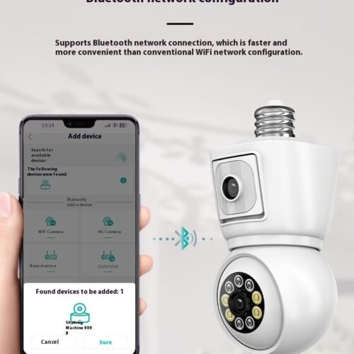 Lamp Head Type Surveillance Mobile Phone Remote Camera
