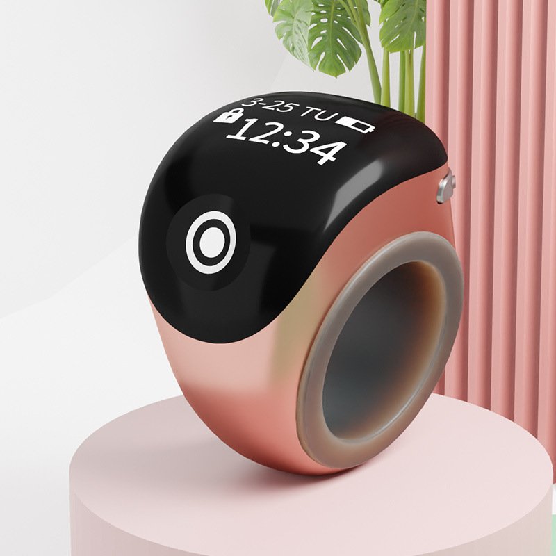 Smart Ring Touch Time Counter