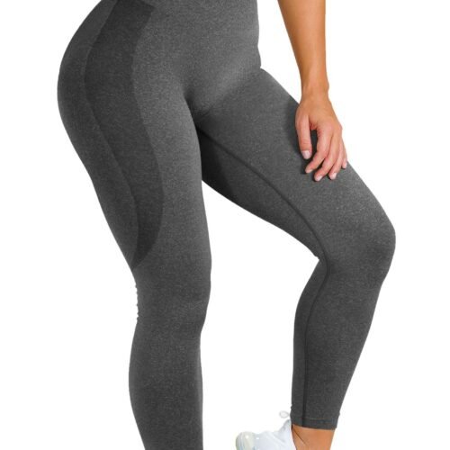Snowflake Jacquard Seamless Workout Ankle Length Pants Yoga