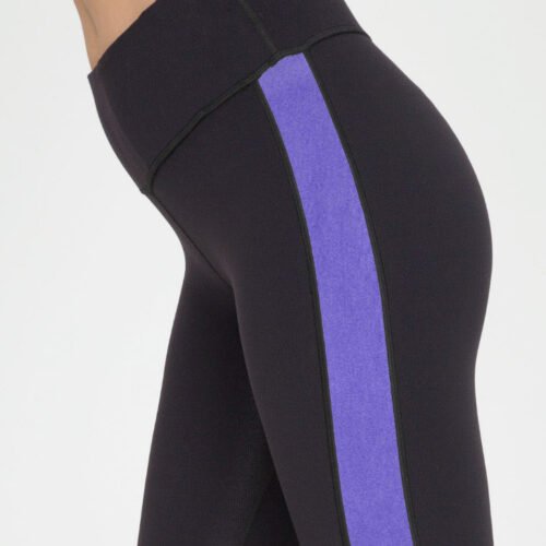 Fitness Leggings Leather Strap Stitching Nine Points Yoga Pants