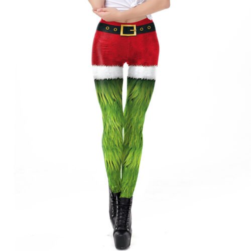 Sexy 3D Digitally Printed Slim-fit Leggings
