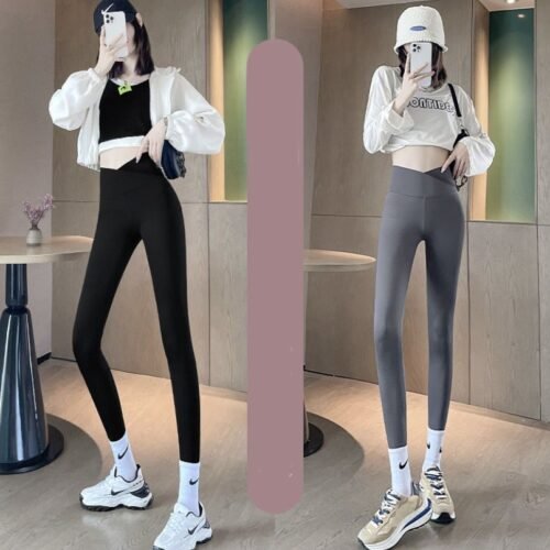 Cross Waist Shark Pants Wear High