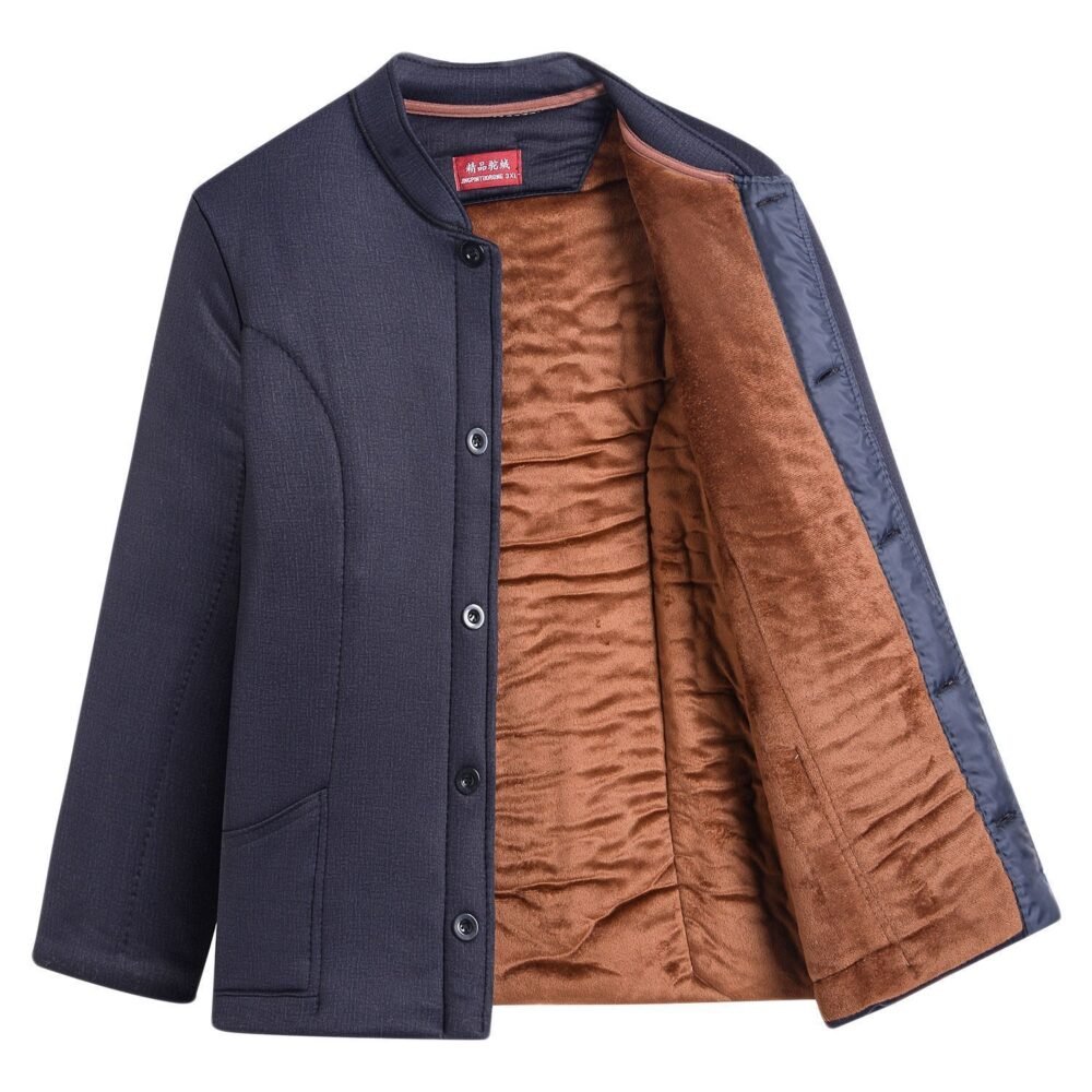 Loose Fitting Cotton Coat For Middleaged And Older Adults