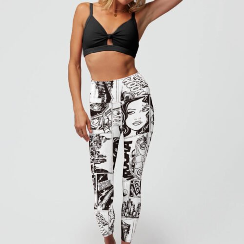 Print Yoga Pants Women's Exercise Workout Pants