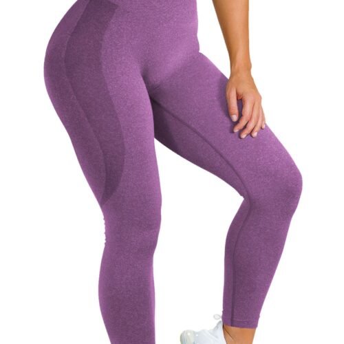 Snowflake Jacquard Seamless Workout Ankle Length Pants Yoga