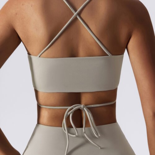 Camisole Yoga Bra Outer Wear Strap Beauty Back Suit