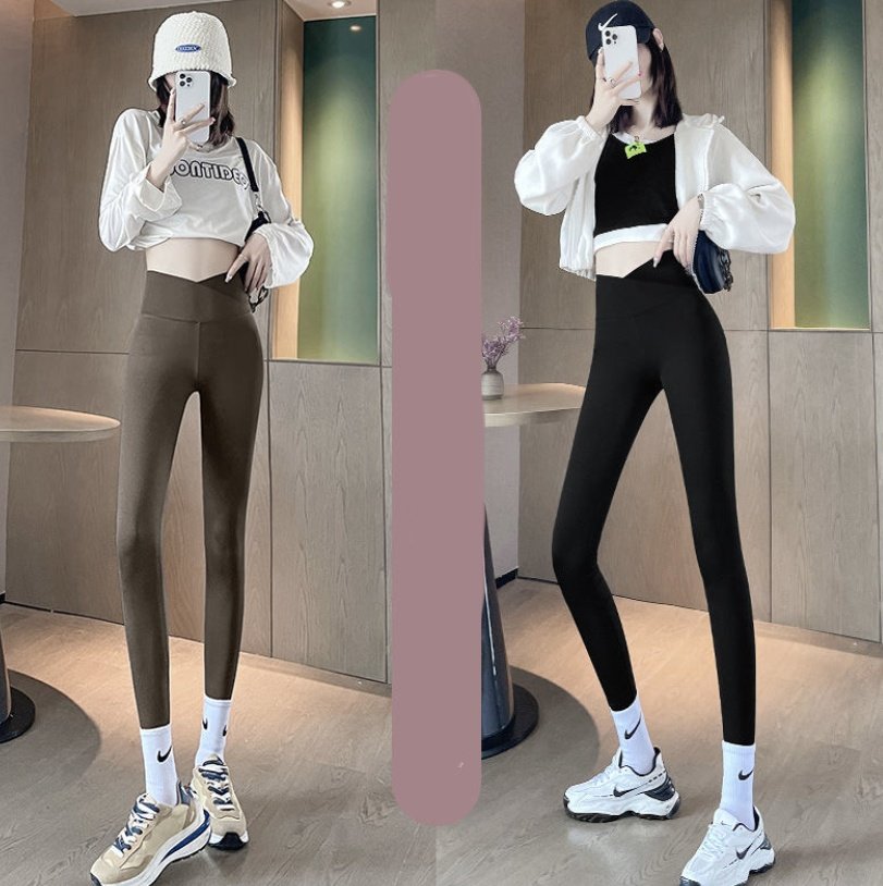 Cross Waist Shark Pants Wear High